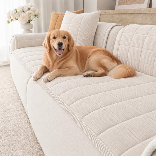 Soft corduroy quilted - soft, sofa